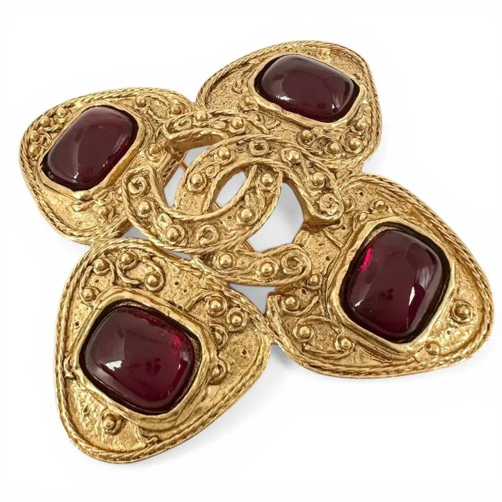 Chanel Cc Logo Brooch Metal #266506C23B